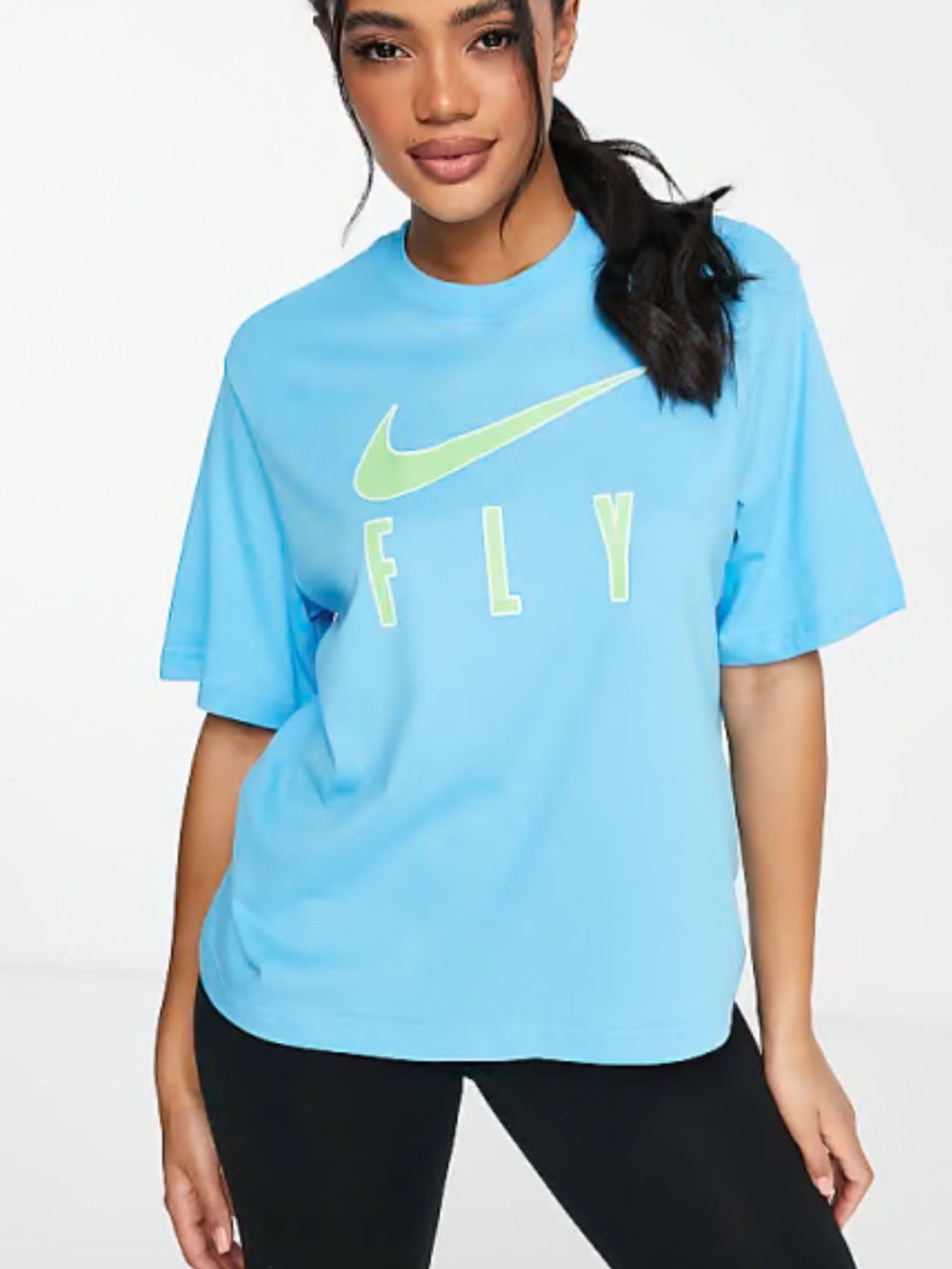 Nike Basketball Dri-FIT Swoosh boxy t-shirt in green